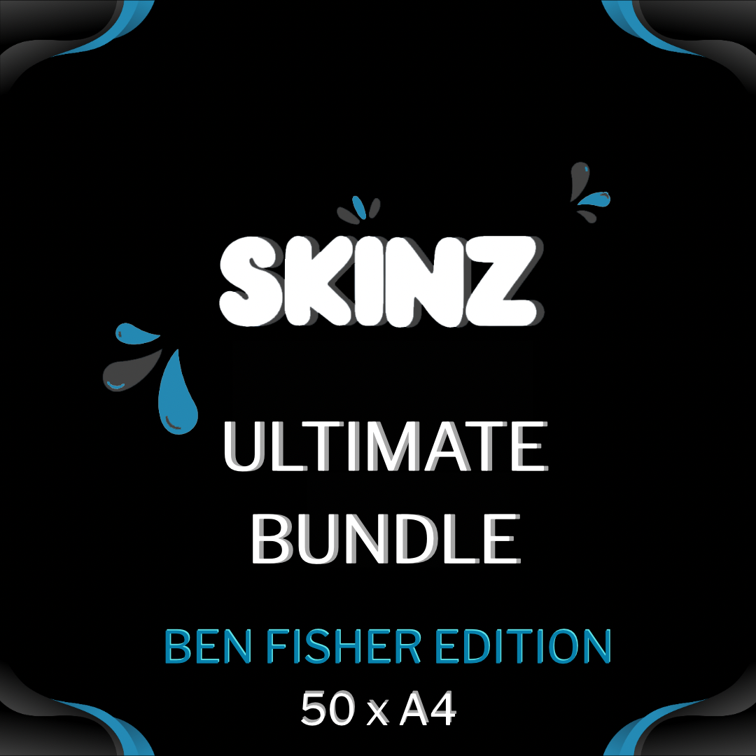 Tattoo Practice Skin | Size Medium A4 | Ben Fisher Pack of 50