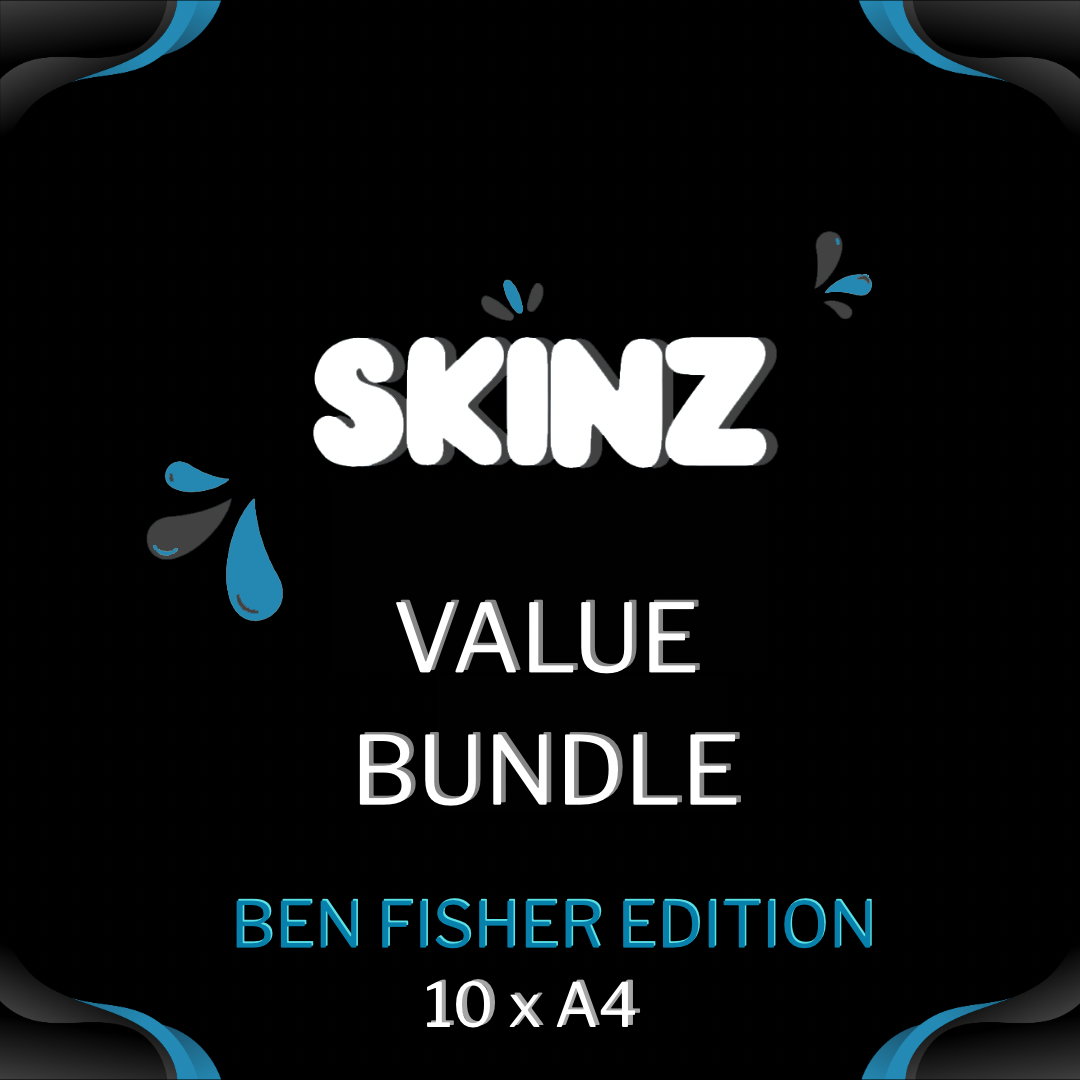 Tattoo Practice Skin | Size Medium A4 | Ben Fisher Pack of 10