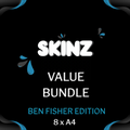 Tattoo Practice Skin | Size Med A4 | Ben Fisher Pack of 8