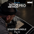 Tattoo Practice Skin | Size Small A5 | Ben Fisher Pack of 4