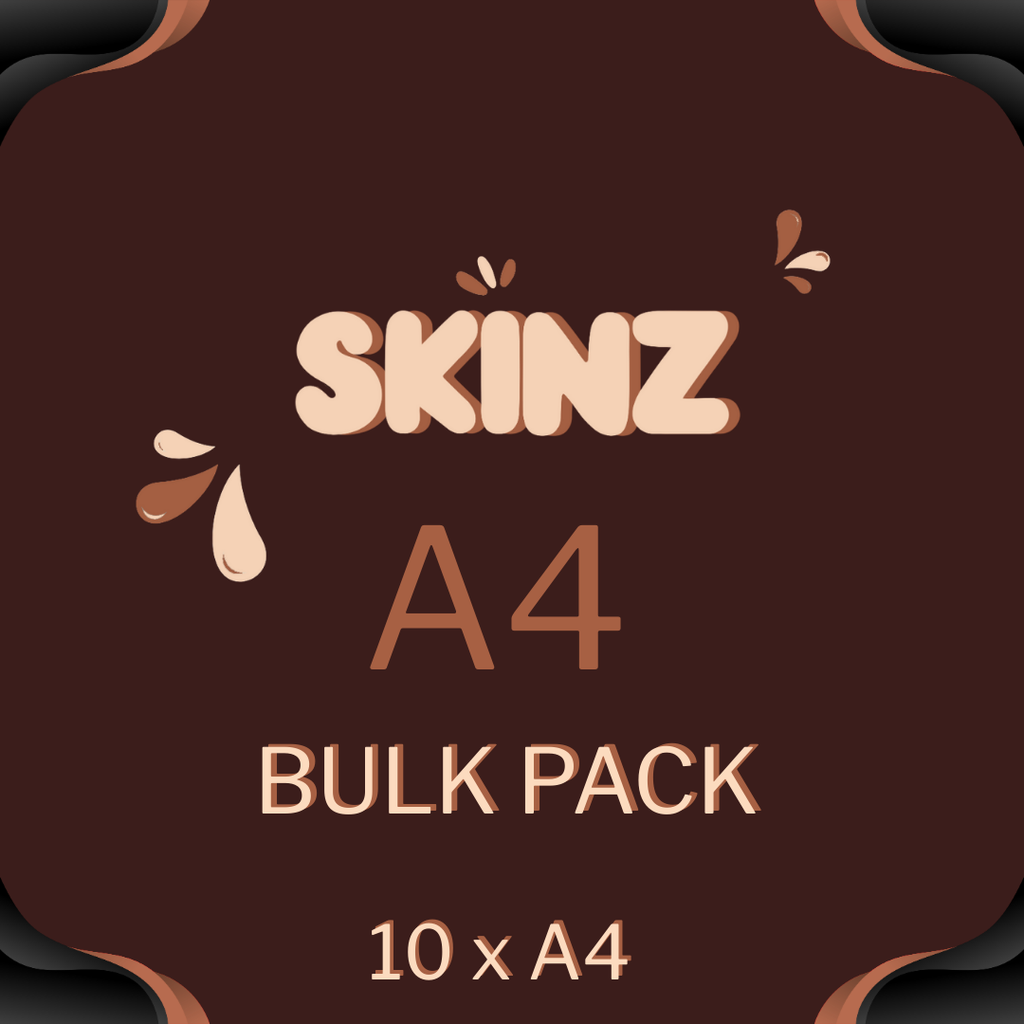 Tattoo Practice Skin | Size Medium A4 | Pack of 10