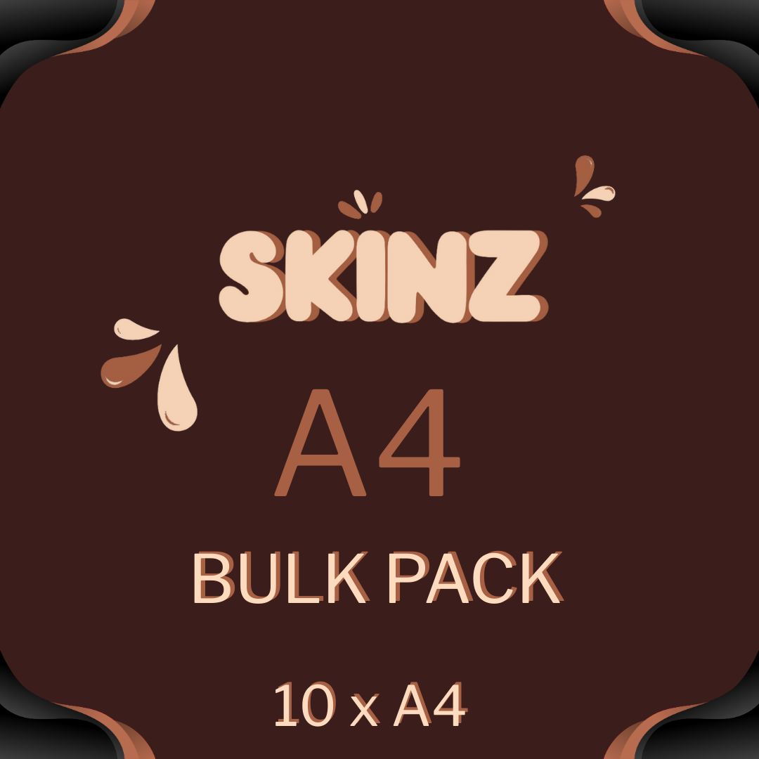 Tattoo Practice Skin | Size Medium A4 | Pack of 10