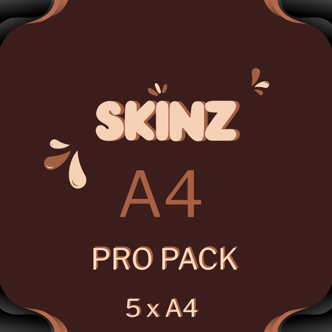 Tattoo Practice Skin | Size Med A4 | Pack of 5