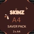 Tattoo Practice Skin | Size Medium A4 | Pack of 3
